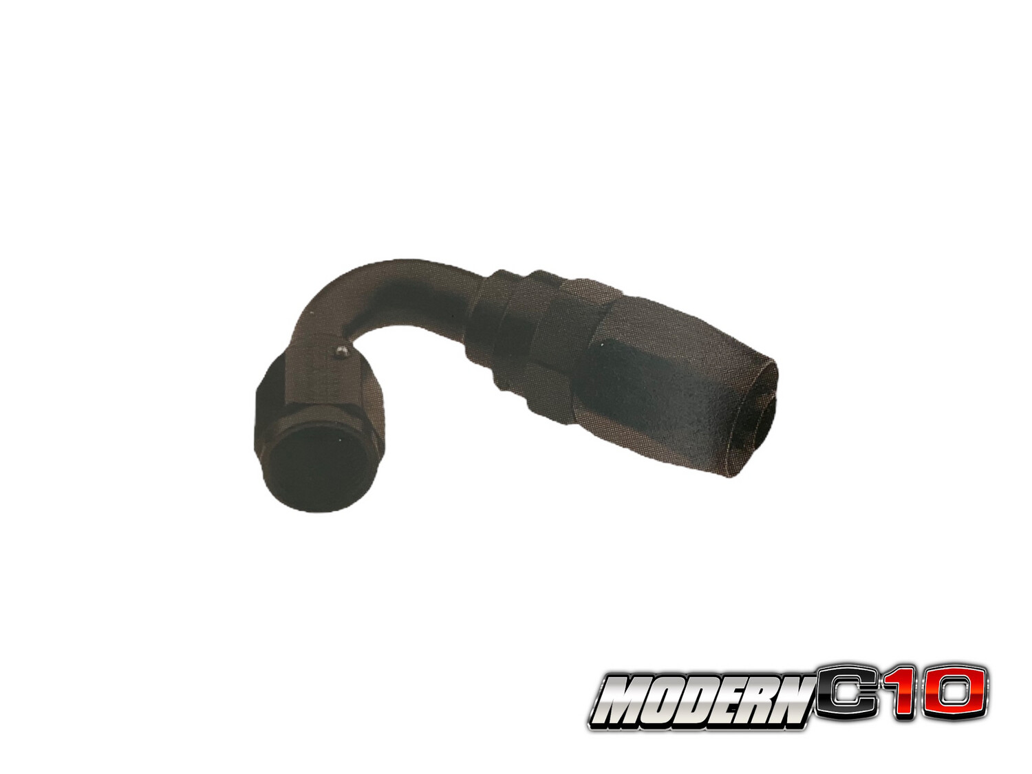 -4an Black Aluminum 120 degree Hose Ends
