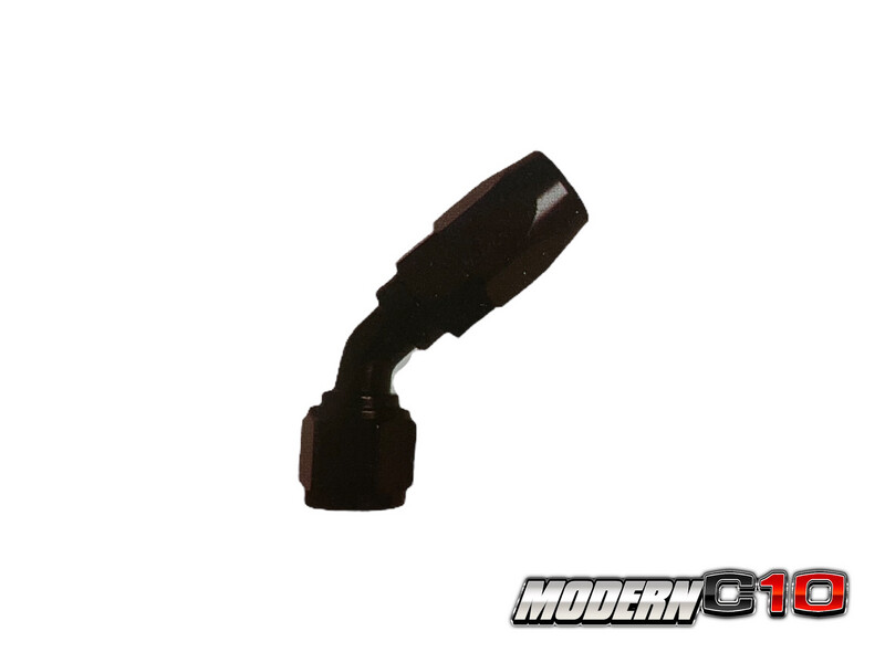 -16an Black Aluminum 45 degree Hose Ends