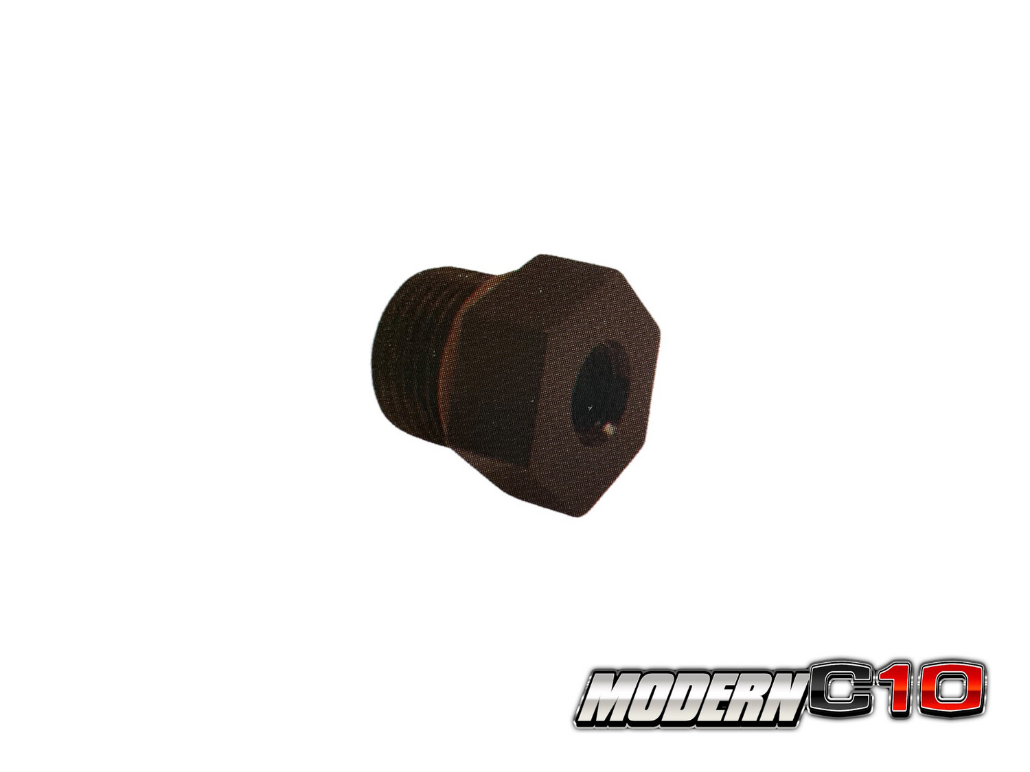 -6an Black Aluminum 1/8” FPT Port Plugs With Gauge Ports