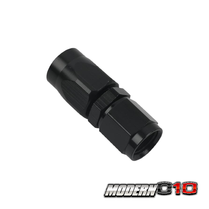 -16an Black Aluminum Straight Hose Ends