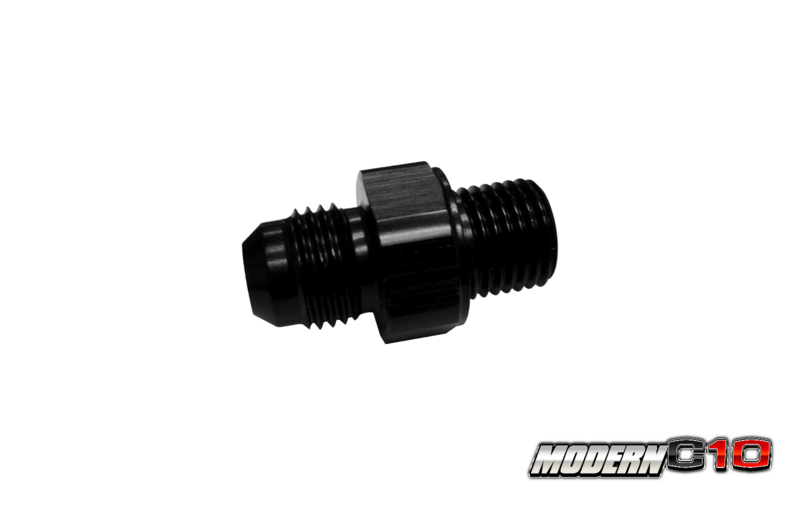 -8an x 1/4” NPS Black Aluminum Transmission Adapter Fittings