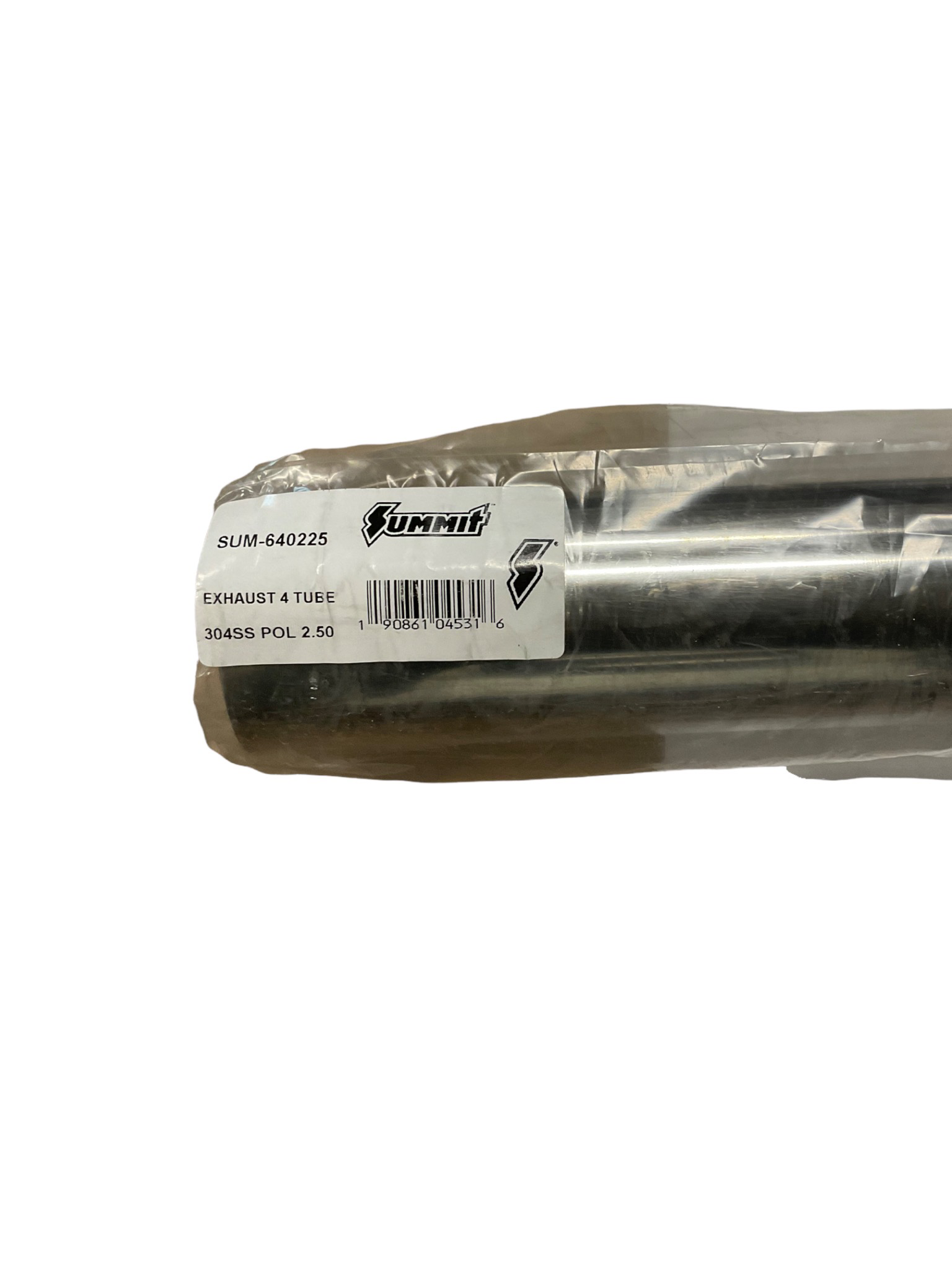 2.5” x 4’ Stainless Steel Straight Tube