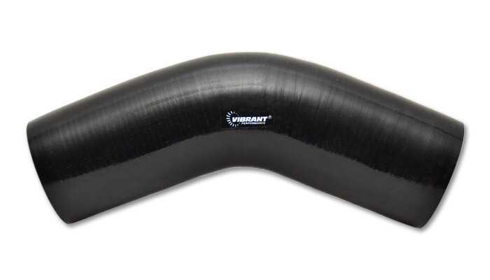 3.5” ID Black 45 Degree Elbow Hose
