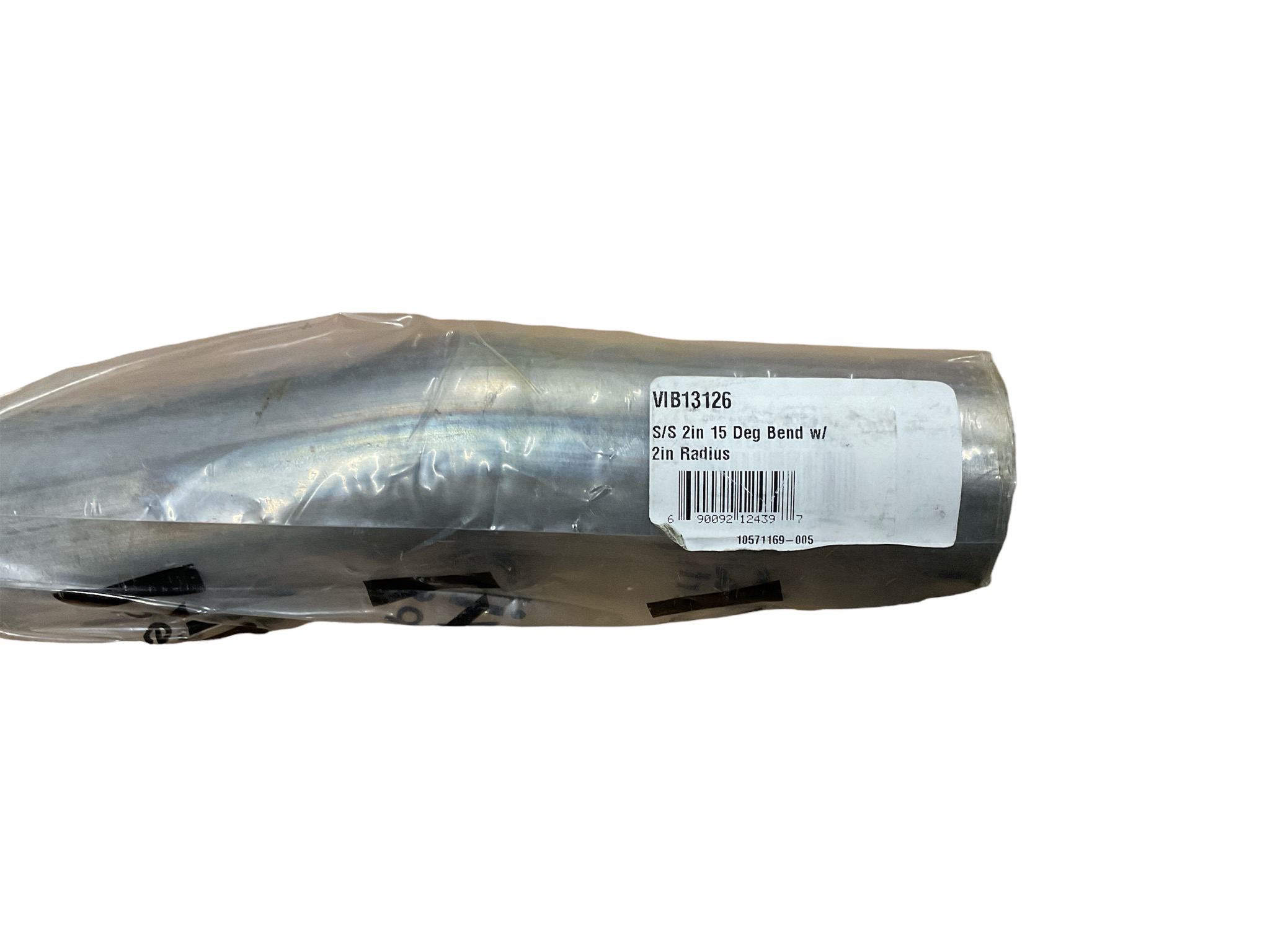 2” Stainless Steel 15 Degree Bend.