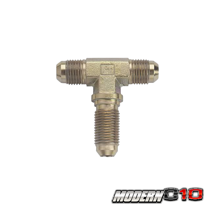 -3an Steel Bulkhead Tee Fitting