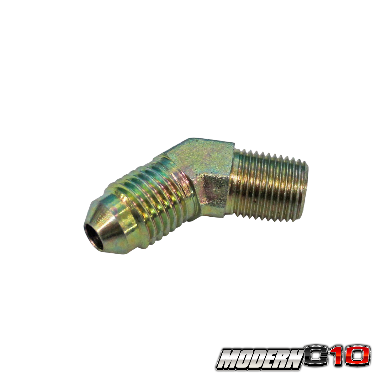 -3an x 1/8” NPT Steel 45 Degree Adapter Fitting