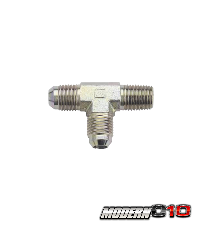 -3an Steel Tee 1/8” NPT on Run