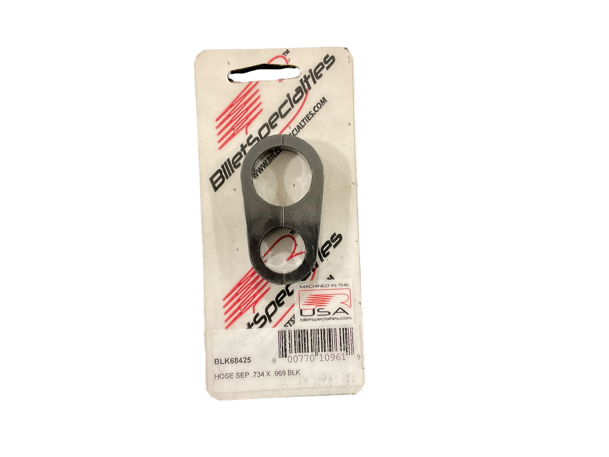 .734” x .969” Black Hose Separator