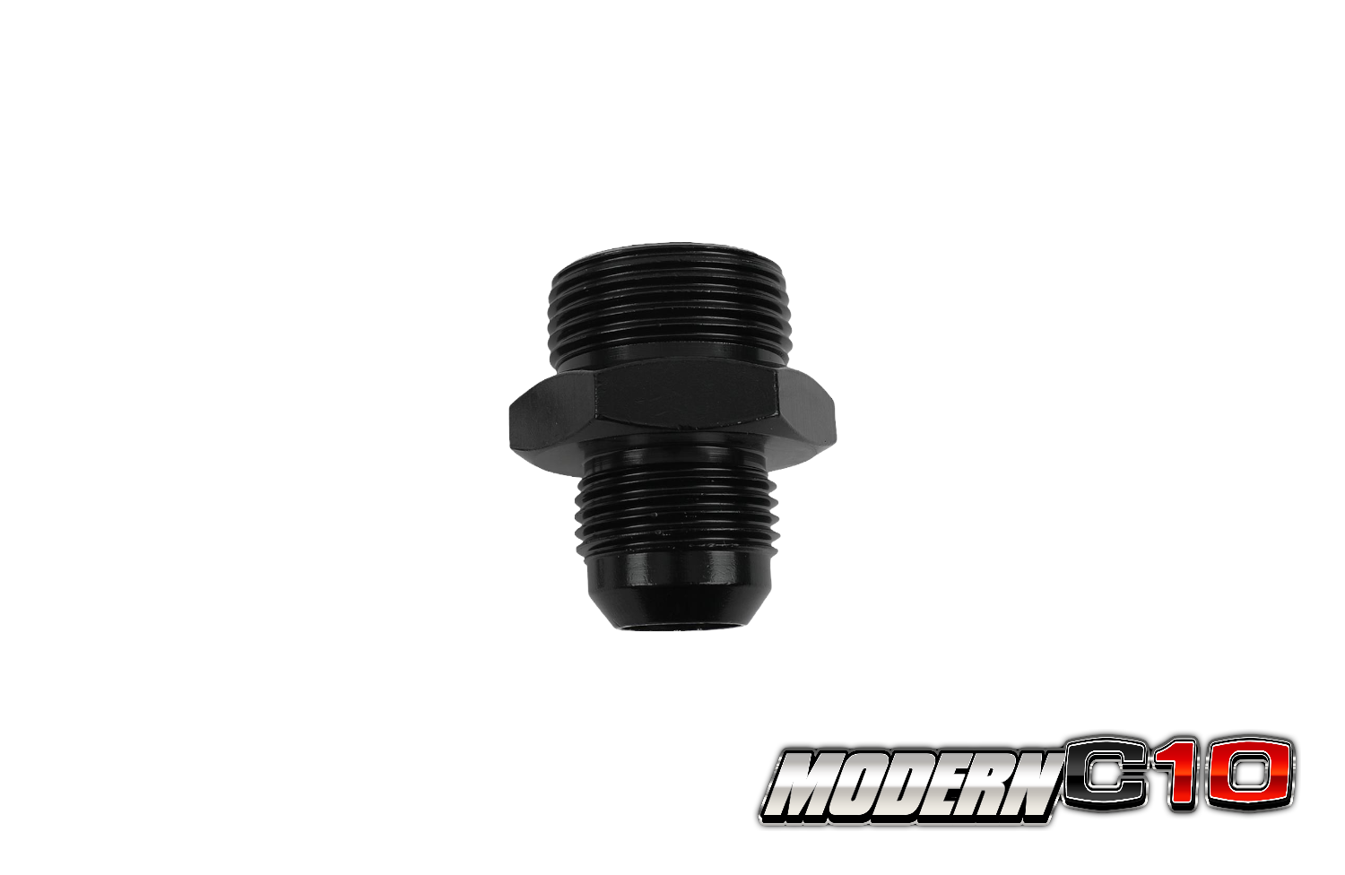 -12an x 1 5/16-12(-16an) Black Aluminum O Ring Adapter Fitting