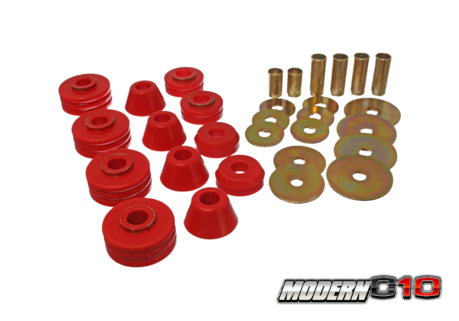 Polyurethane Mount Kit 73-80 (Red)