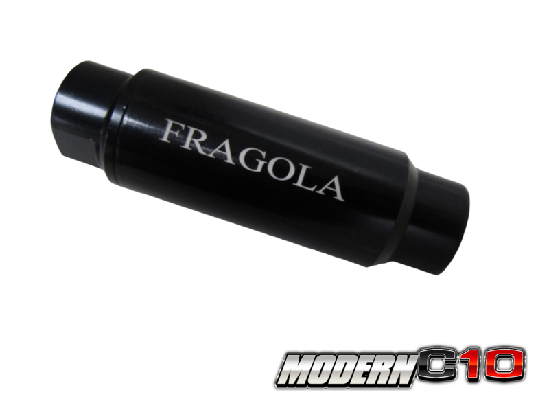 -10an Black Aluminum Inline Fuel Filter
