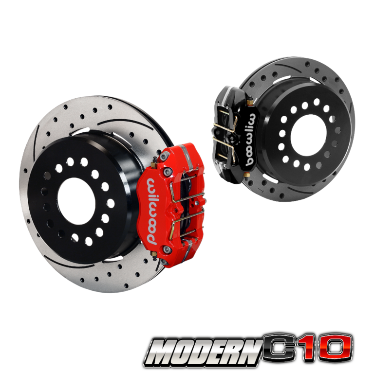 Forged Dynapro Low-Profile Dust Seal Rear Parking Brake Kit