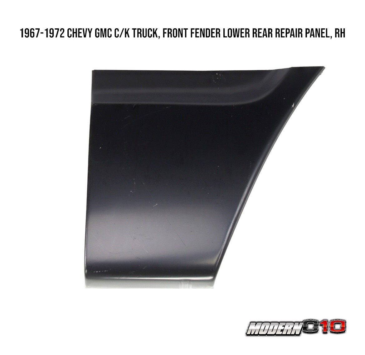 1967-1972 Chevy GMC C/K Truck, Front Fender Lower Rear Repair Panel, RH