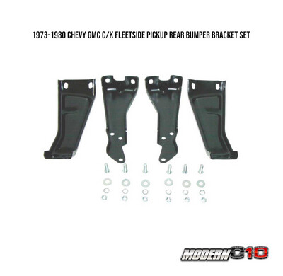 1973-1980 Chevy GMC C/K Fleetside Pickup Rear Bumper Bracket With Hardware Set
