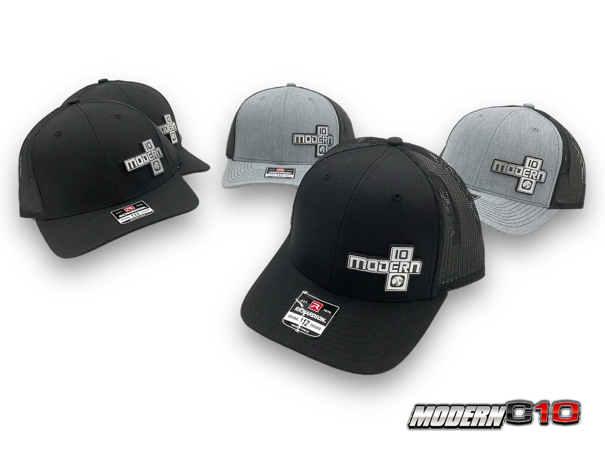 Black Modern C10 Hat