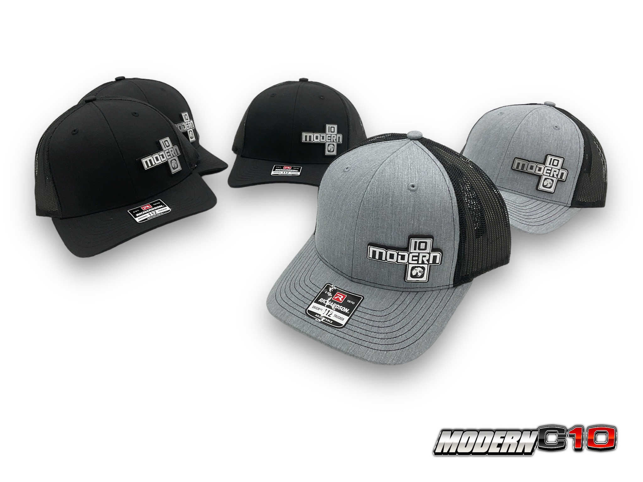 Gray Modern C10 Hat