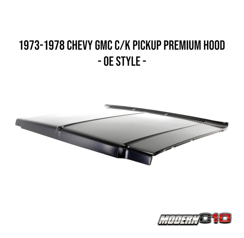 1973-1978 Chevy GMC C/K Pickup Premium Hood - OE Style -