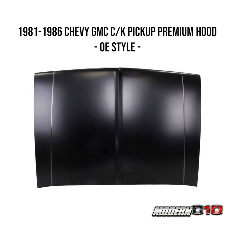 1981-1986 Chevy GMC C/K Pickup Premium Hood - OE Style -
