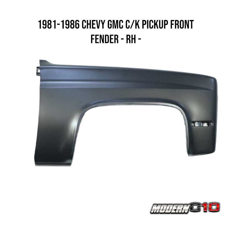 1981-1986 Chevy GMC C/K Pickup Front Fender - RH -
