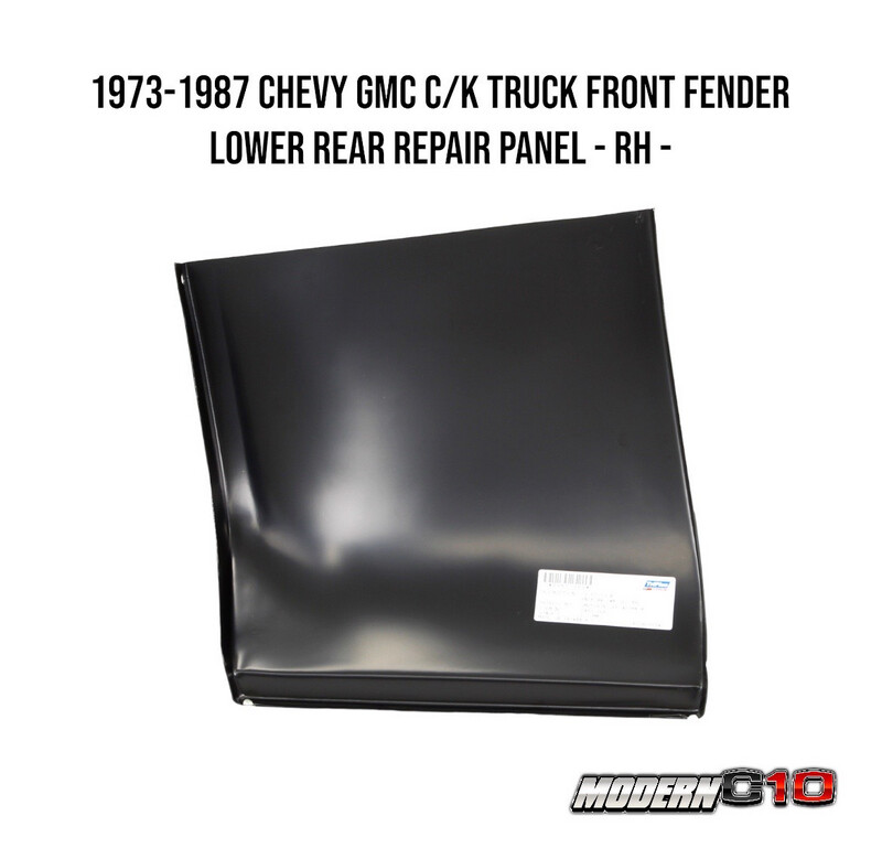 1973-1987 Chevy GMC C/K Truck Front Fender Lower Rear Repair Panel - RH -