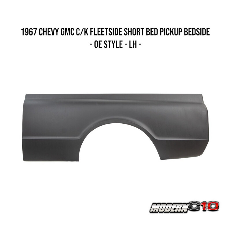 1967 Chevy GMC C/K Fleetside Short Bed Pickup Bedside - OE Style - LH -