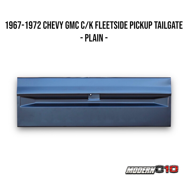 1967-1972 Chevy GMC C/K Fleetside Pickup Tailgate - Plain -