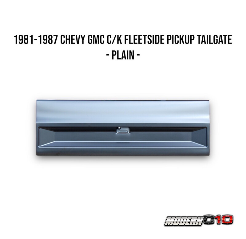 1981-1987 Chevy GMC C/K Fleetside Pickup Tailgate - Plain -