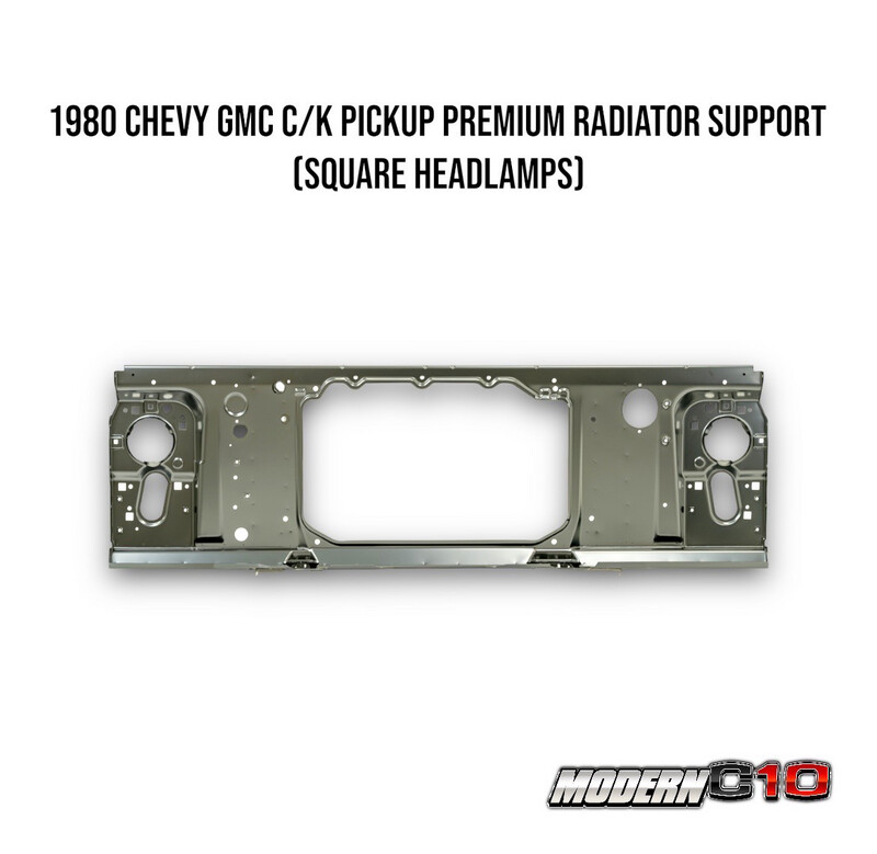 1980 Chevy GMC C/K Pickup Premium Radiator Support (Square Headlamps)