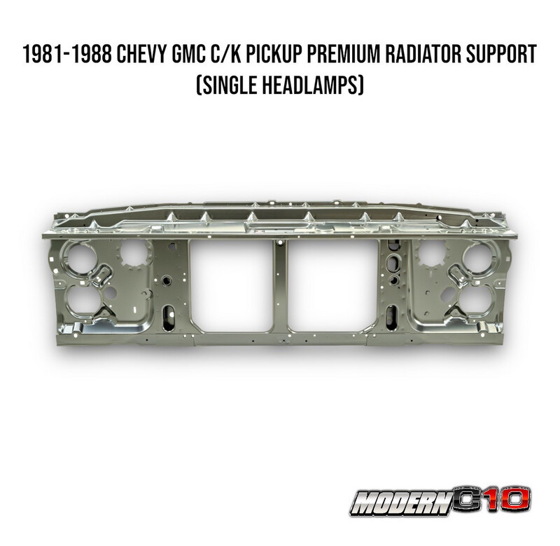 1981-1988 Chevy GMC C/K Pickup Premium Radiator Support (Single Headlamps)