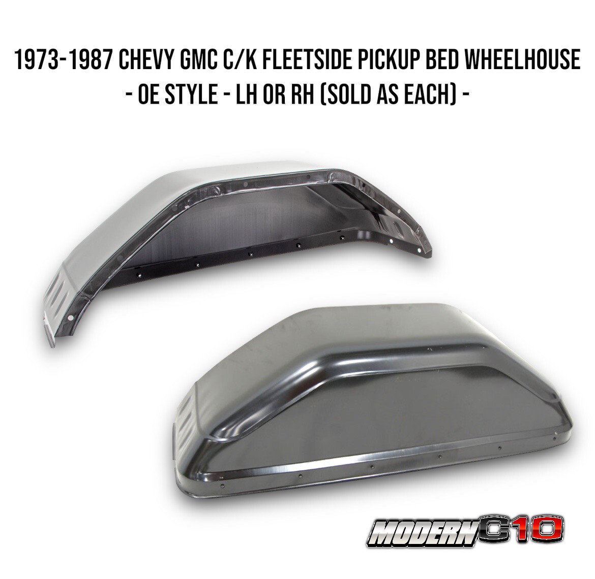 1973-1987 Chevy GMC C/K Fleetside Pickup Bed Wheelhouse - OE Style - LH or RH (Sold as Each) -