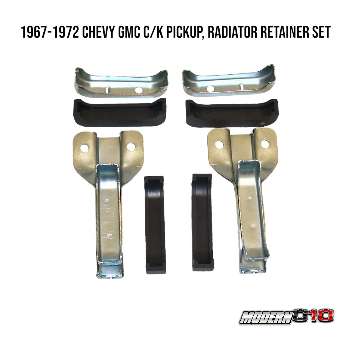 1967-1972 Chevy GMC C/K Pickup Radiator Retainer Set