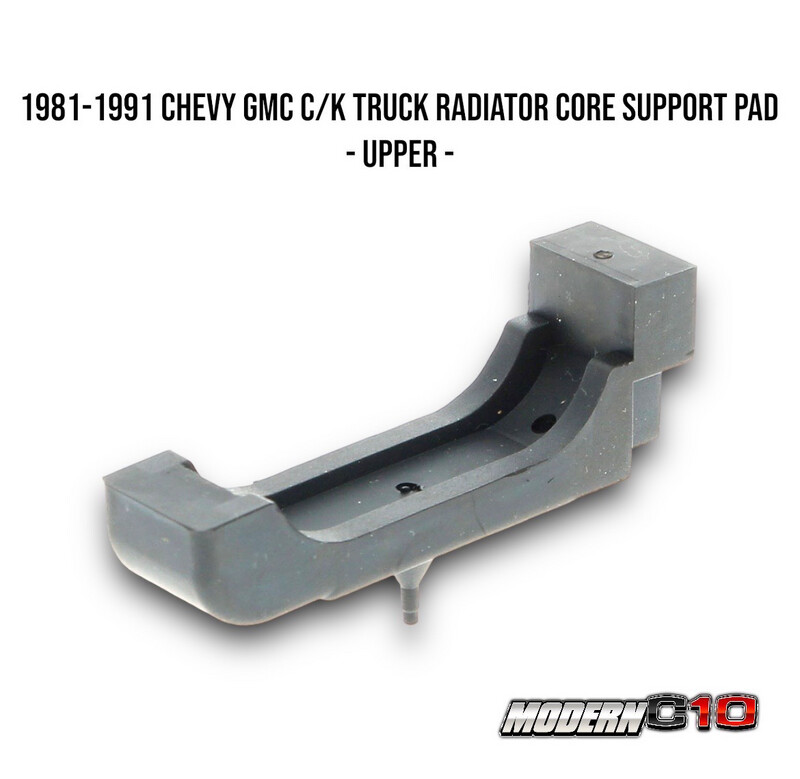 1981-1991 Chevy GMC C/K Truck Radiator Core Support Pad - Upper -