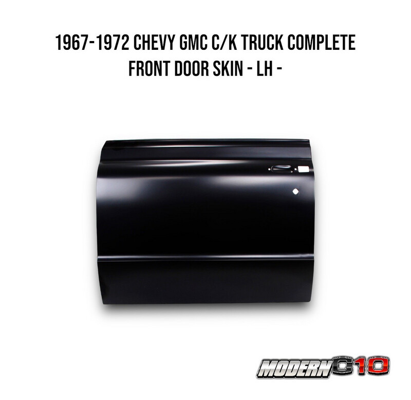 1967-1972 Chevy GMC C/K Truck Complete Front Door Skin - LH -