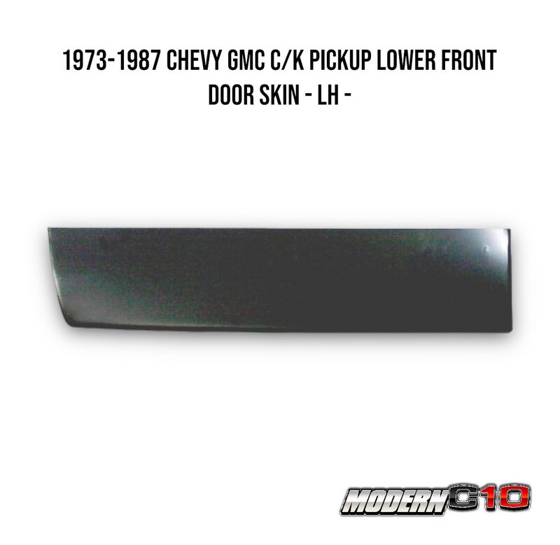 1973-1987 Chevy GMC C/K Pickup Lower Front Door Skin - LH -