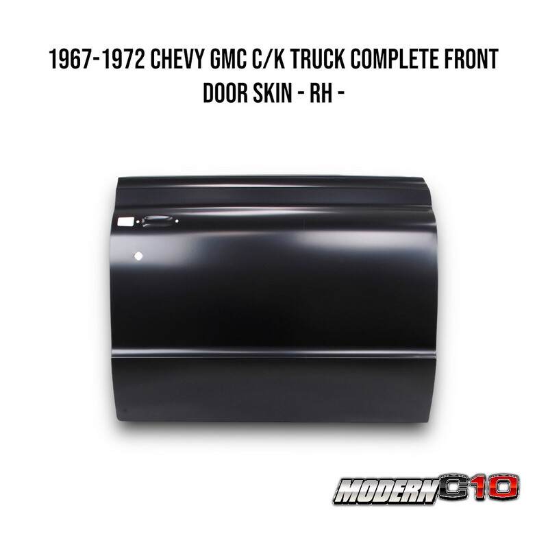 1967-1972 Chevy GMC C/K Truck Complete Front Door Skin - RH -