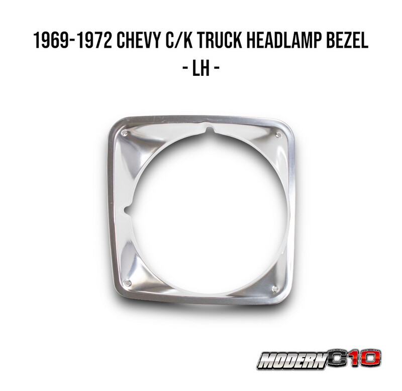 1969-1972 Chevy C/K Truck Headlamp Bezel - LH -