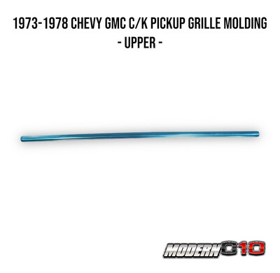 1973-1978 Chevy GMC C/K Pickup Grille Molding - Upper -