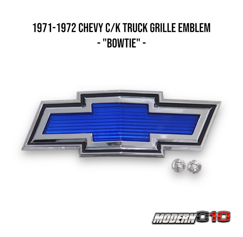 1971-1972 Chevy C/K Truck Grille Emblem - "Bowtie" -