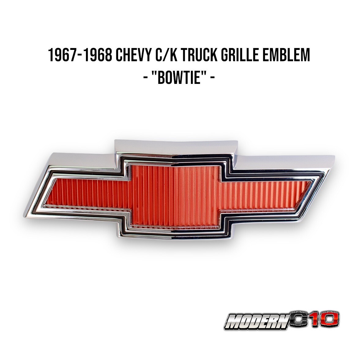 1967-1968 Chevy C/K Truck Grille Emblem - "Bowtie" -