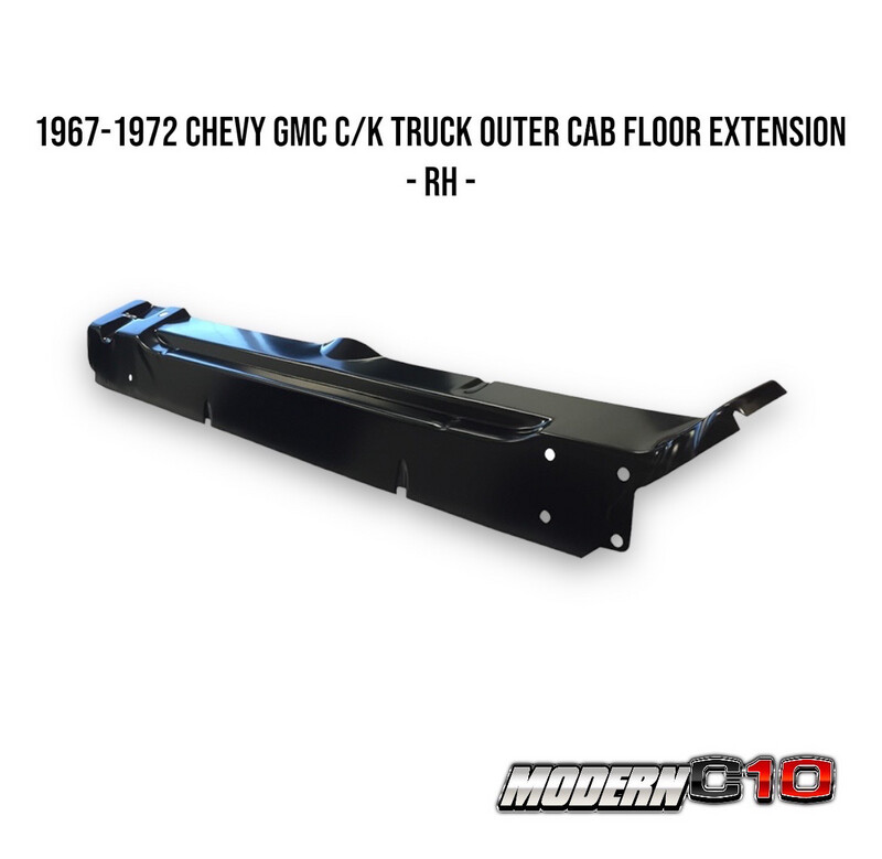 1967-1972 Chevy GMC C/K Truck Outer Cab Floor Extension - RH -