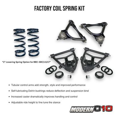 1963-1987 C10 Factory Coil Spring C/A Kit