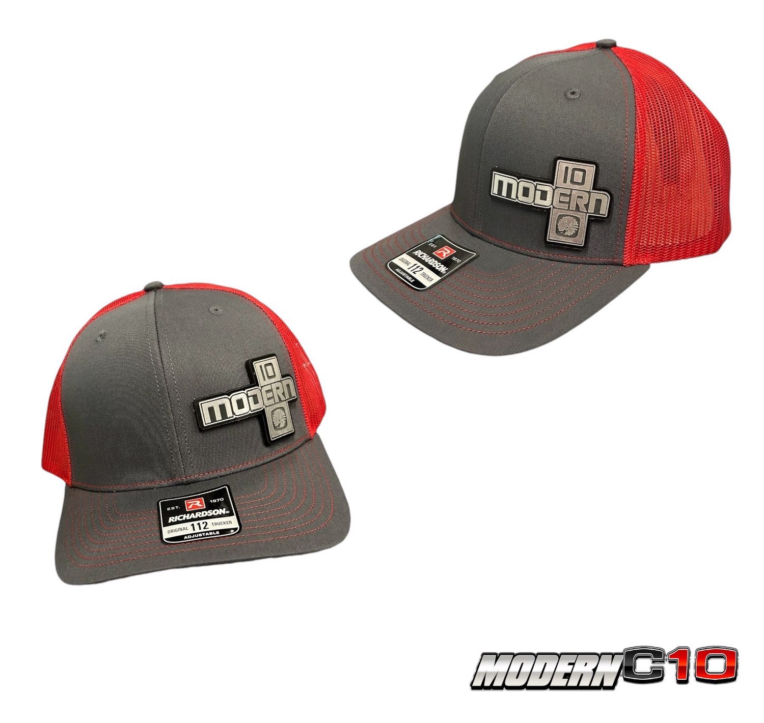 Red/Slate Modern C10 Hat