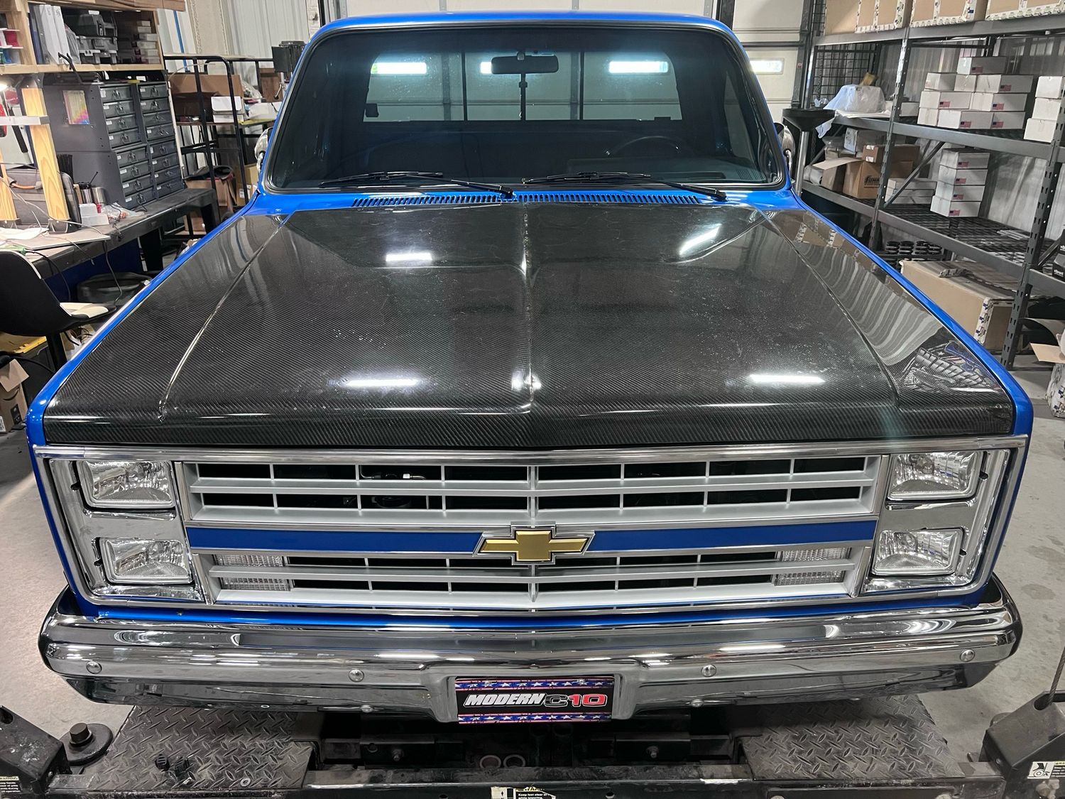 Modern C10 81-87 Carbon Fiber Hood