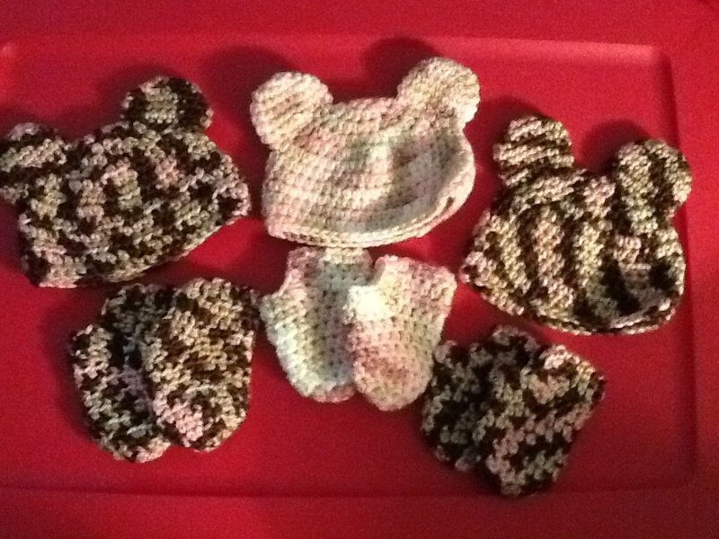 Baby Bear Hat and Booties