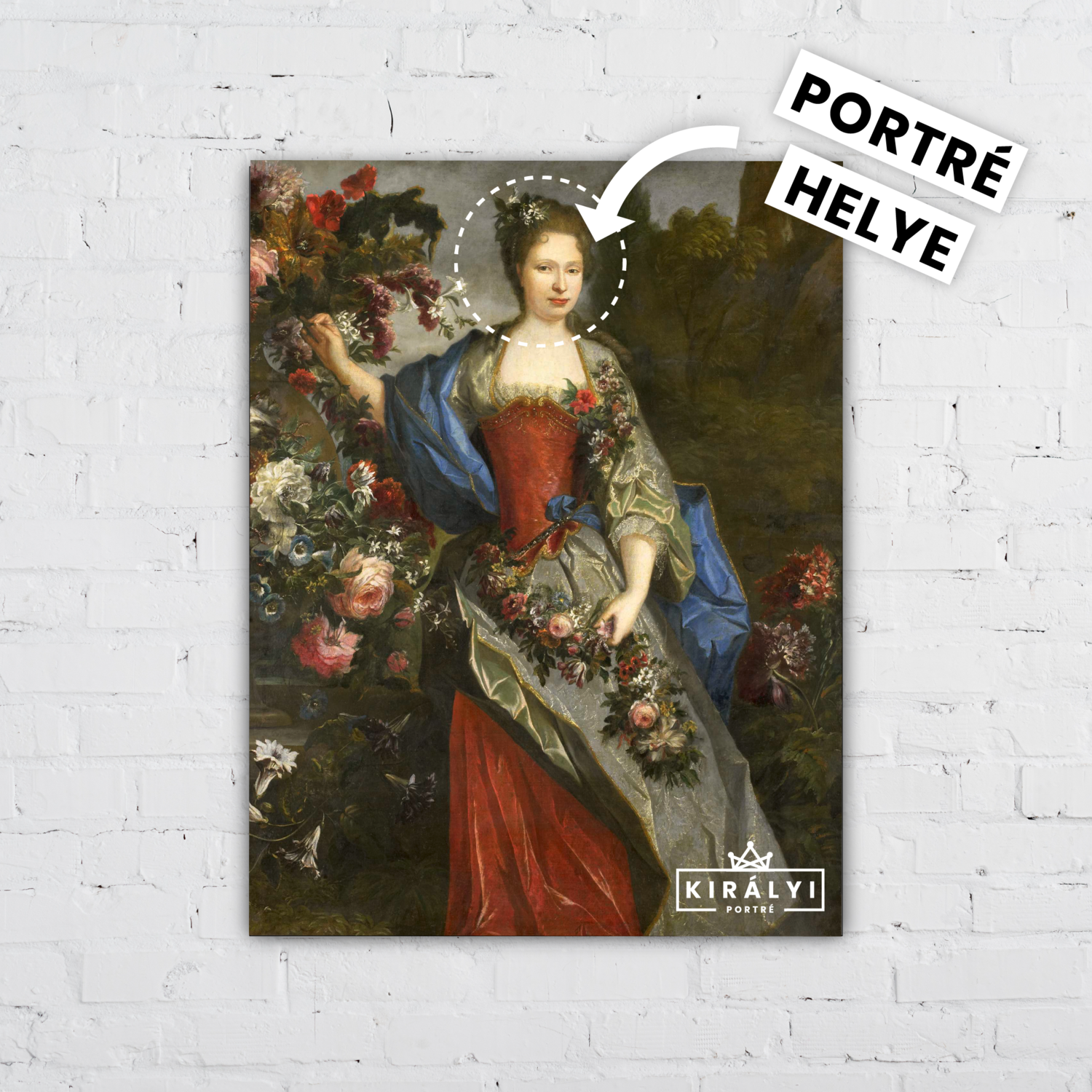 A Rózsák királynője - Egyedi Portré