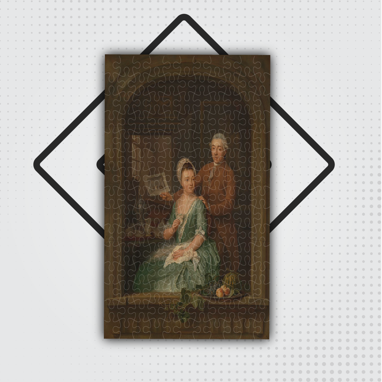 Hollandi Házaspár - Egyedi Puzzle