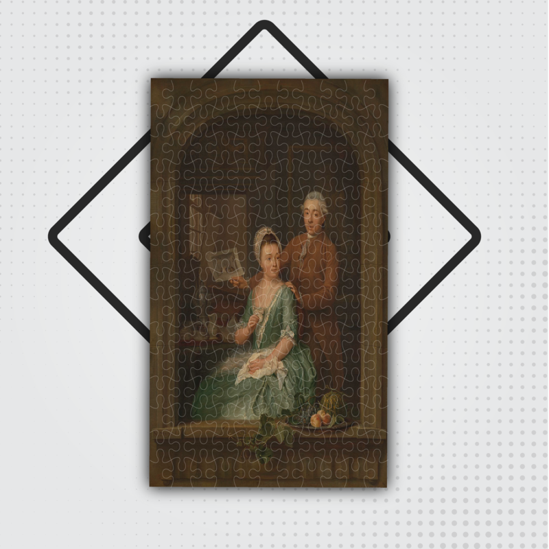 Hollandi Házaspár - Egyedi Puzzle