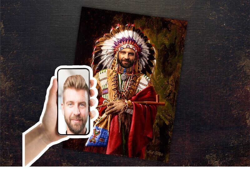 Winnetou- Egyedi Portré