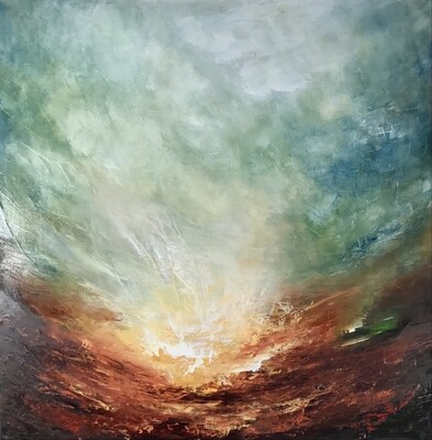 Eventide | Oil on canvas | 91 x 91 x 4 cm | 2021