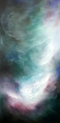 The Transcendent | Oil on canvas | 122 x 61 x 4 cm | 2022